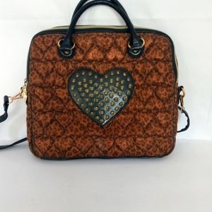 Betseyville Large Handbag Bronze Hearts